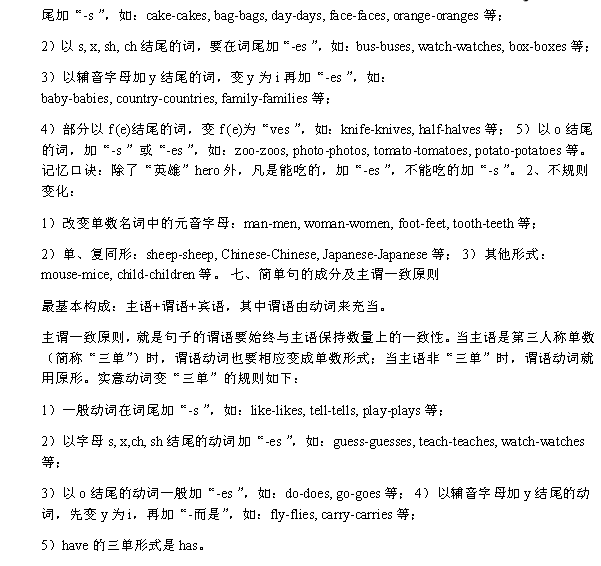 2016青岛人教版七年级英语上册：知识点2