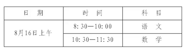 2016年长沙市初一新生入学分班考试时间调整1