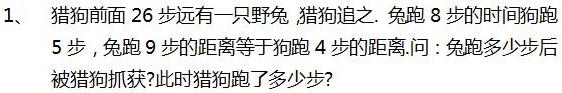 2016年杭州小升初数学行程问题之猎狗追兔1