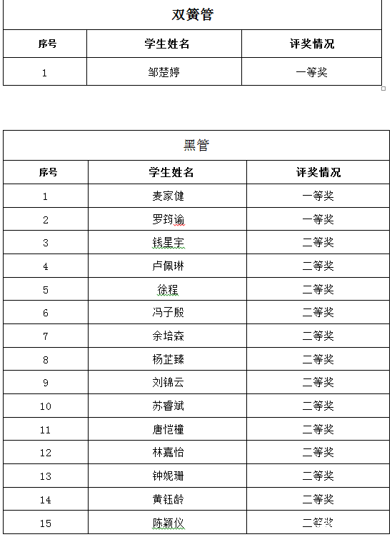 2016年广州培正中学小升初才艺展示结果6