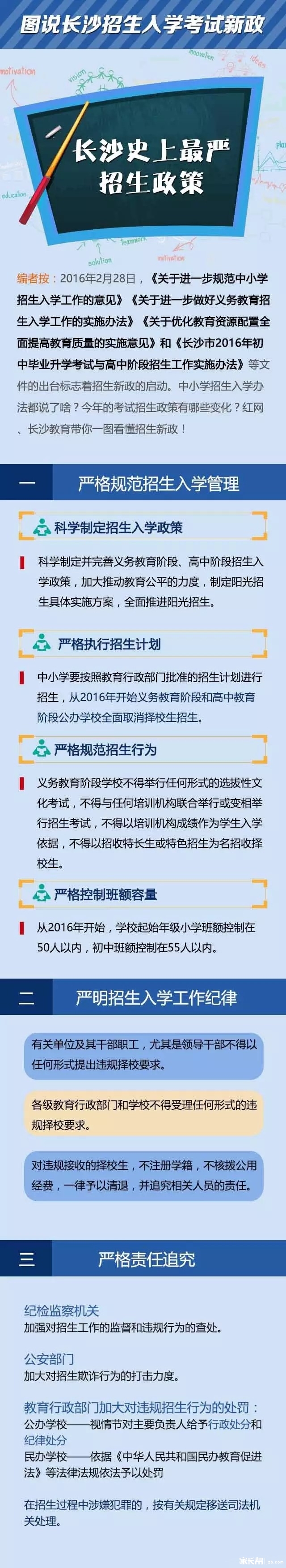 一张图带你看懂长沙最严招生政策1