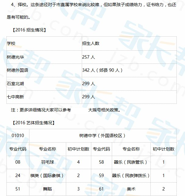 成都479大摇号学校2017小升初入学攻略7