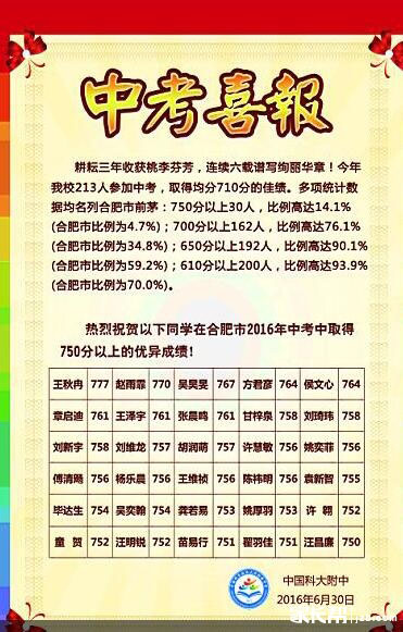 2017年合肥科大附中小升初攻略2