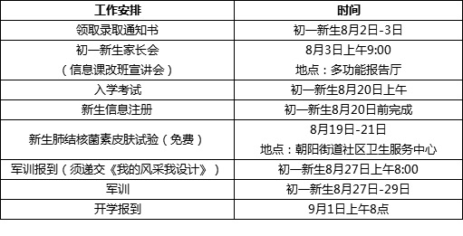 长沙长铁一中2019级初一入学须知来啦1