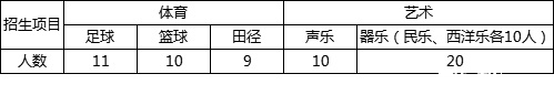 2019年长沙青竹湖湘一初中特长生招生方案2