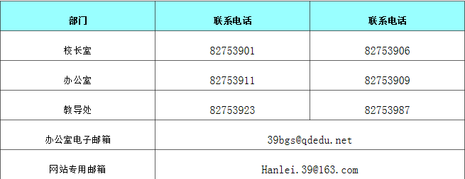 2014年青岛市内39中小升初特长生招生简章2